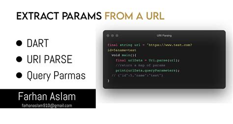 uri.parse dart|Parsing a URI to extract query parameters, with Dart.